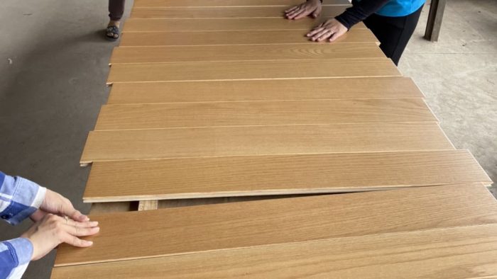 Sàn gỗ Sồi tại xưởng gỗ